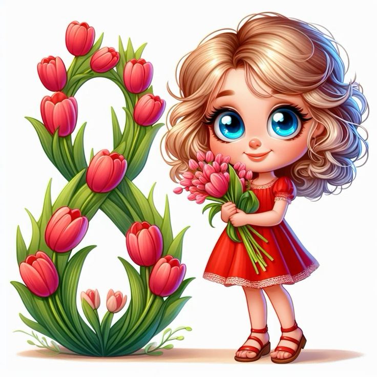 Весна. 8 марта